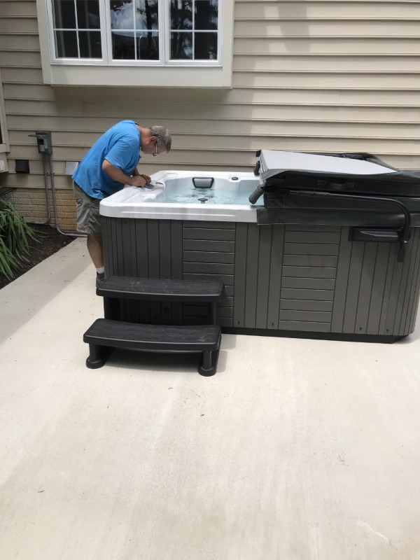 Dominion Valley Haymarket Virginia Hot Tub installation and Wiring by Express Electrical Services
